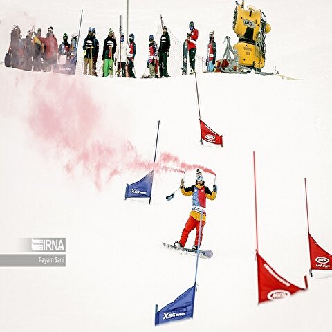 تصاویر: مسابقات اسکی اسنوبرد