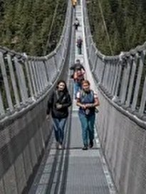 ویدیو / افتتاح طولانی‌ترین پل عابر معلق جهان در جمهوری چک
