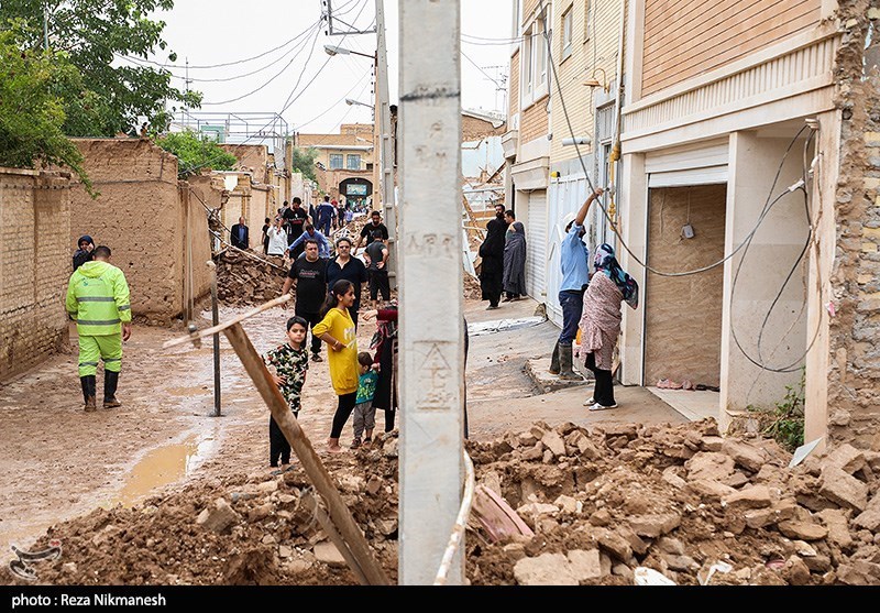تصاویر: خسارت سیل به بافت تاریخی یزد