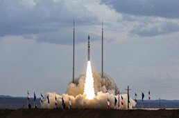 ویدیو / تصاویری از پرتاب زیرمداری ماهواره بر قائم ۱۰۰