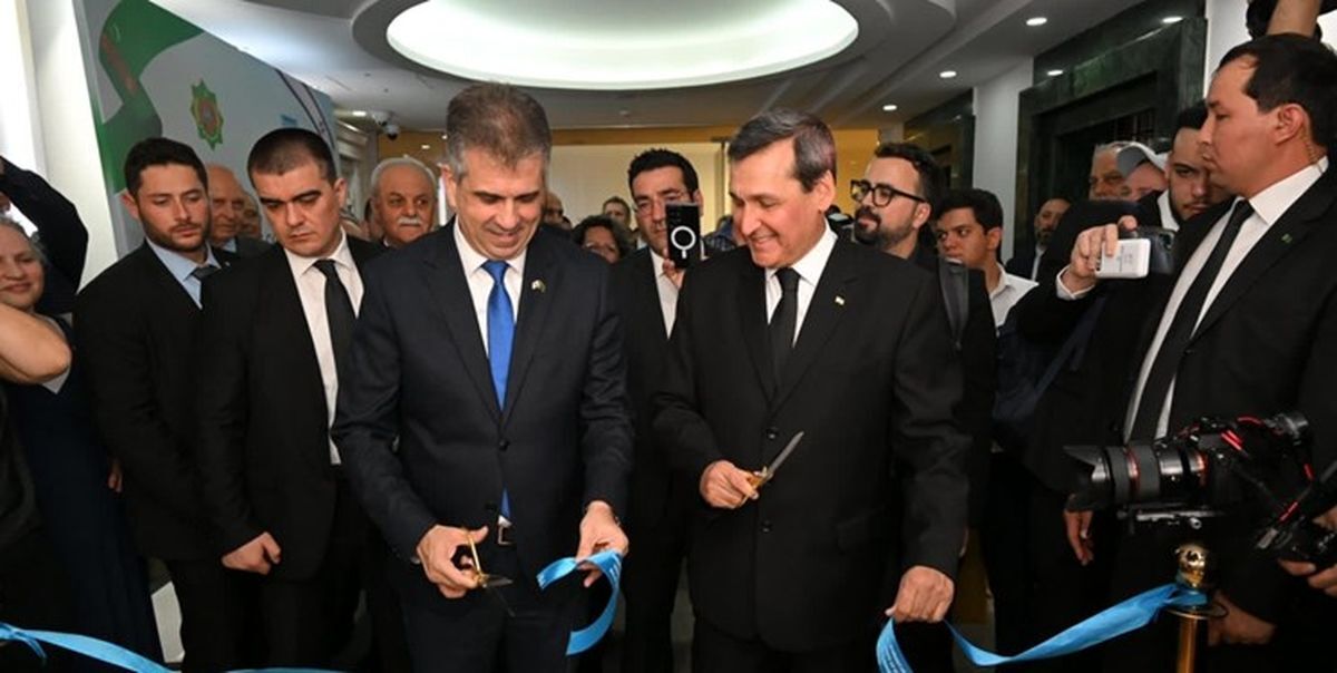 سفارت اسرائیل رسما در ترکمنستان افتتاح شد