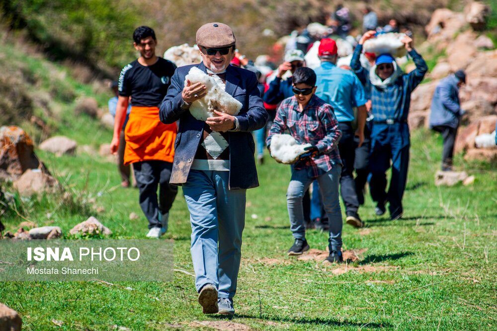 تصاویر: آیین «ورف چال» در روستای «آب اسک» آمل