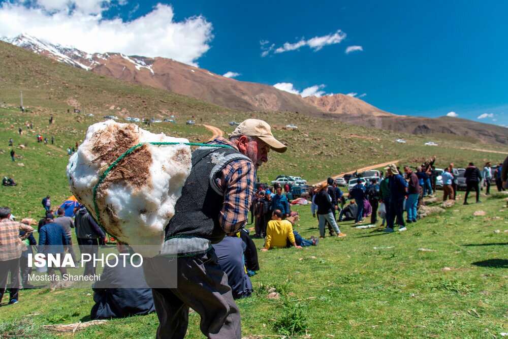 تصاویر: آیین «ورف چال» در روستای «آب اسک» آمل