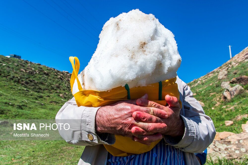 تصاویر: آیین «ورف چال» در روستای «آب اسک» آمل