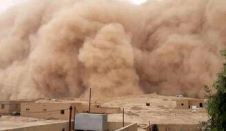 ویدیو / وحشت سرنشینان خودروها از تماشای تصاویر توفان شن در مصر