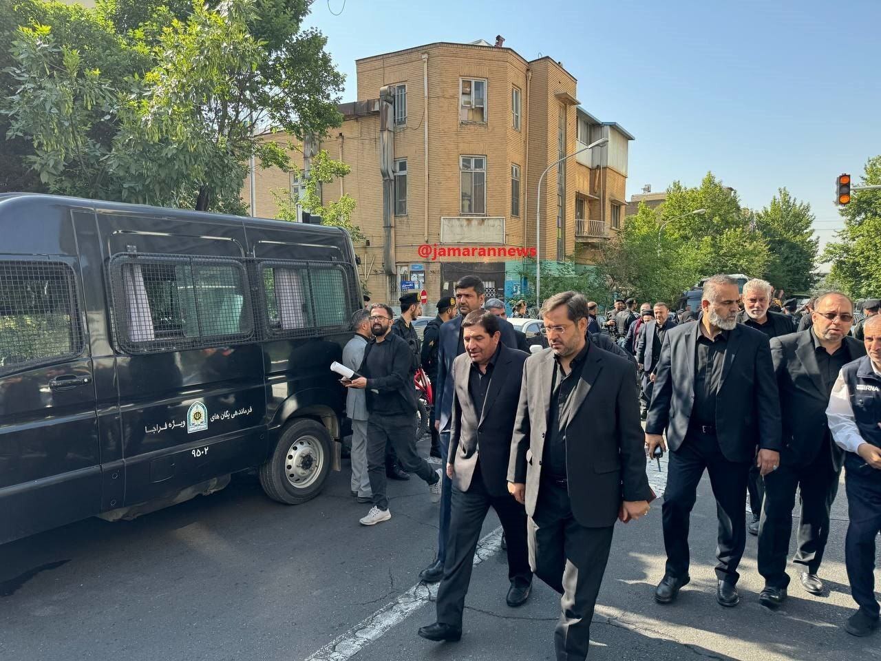مراسم تشییع پیکر رئیس‌جمهور و همراهانش در تهران